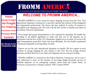 Tablet Screenshot of frommamerica.com